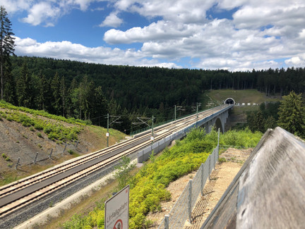 Aussichtspunkt ICE Trasse Erfurt Nürnberg