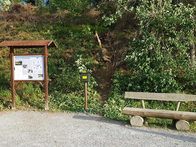 Stamping point Trogfurther Bridge near Königshütte
