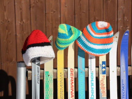 Skimützen am Rennsteig