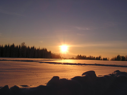 Sonnenuntergang in Neuhaus