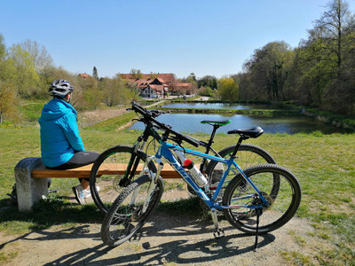 Break at the Michaelstein Monastery Ponds