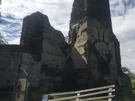 Wolf Monastery Ruins on the Moselsteig Detour Kluckertspfad