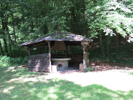 Grillhütte am Wald hinter Springiersbach