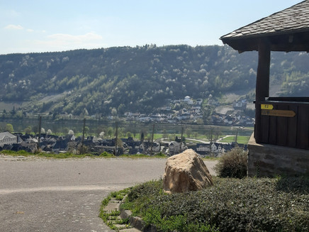 Pavillon in den Weinbergen
