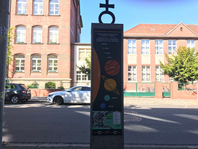 Planet path in Wernigerode - Earth