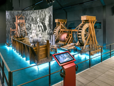 Music machine by Salomon de Caus, Michaelstein Abbey