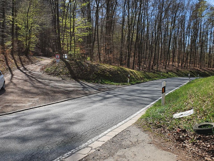 Querung der Cortendorfer Straße