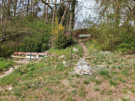 Schön angelegter Rastplatz ....