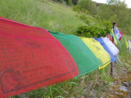 Tibetische Gebetsfahnen