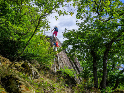 Den höchsten Klettersteig hinauf