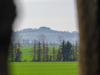 View from a tower window towards the Gegenstein