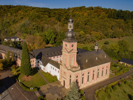 Aerial view of the monastery