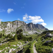 Der Blick zurück aufs Alpetli