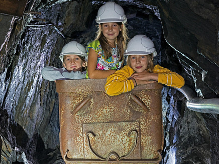 Spaß im Besucherbergwerk