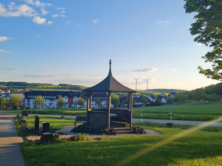 Rastmöglichkeit auf dem Kirchspiel Wanderweg bei Blankenrath