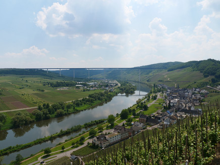 Blick in Richtung Hochmoselübergang