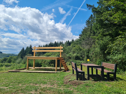 Riesenbank an der Konzer Höhenrunde