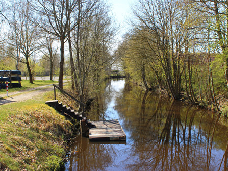 Anleger an der Emmelke