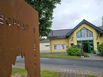 Geopark-Info-Stelle Bleßberghöhle in Schalkau
