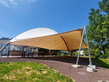 Kurgastzentrum mit Klimapavillon