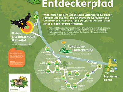 Map of the Dandelion Explorer Route