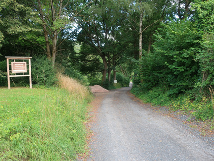 Naturlehrweg Mönchsberg zu Beginn der Tour