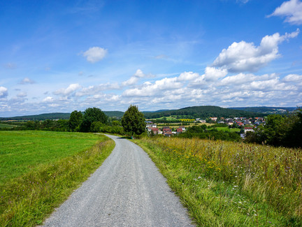 Schotterweg Richtung Trübenbach