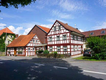 Fachwerkhäuser in Untermerzbach