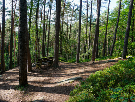 Ruhebank an der Teufelskanzel