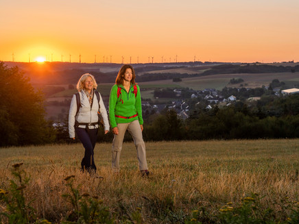 Wanderung in der Abendsonne