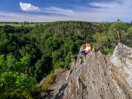 Auf hohem Fels in der Altlayer Schweiz
