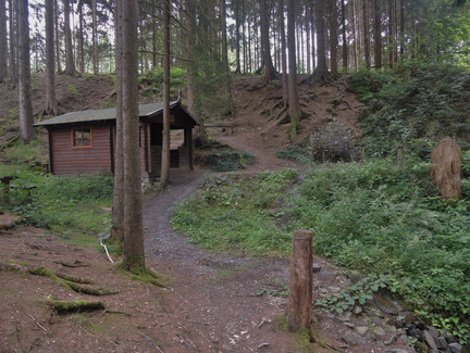 Schützhütte an der Göritzenquelle