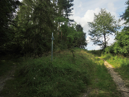 Wegweiser zum Grüber Stein