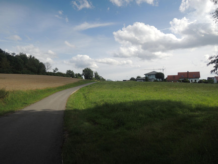 Auf dem Weg zum Buswendeplatz