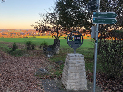 Station Saturn am Planetenweg Untersiemau