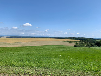 Weite Aussichten auf dem Planetenweg