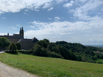 Aussicht auf Kloster Banz