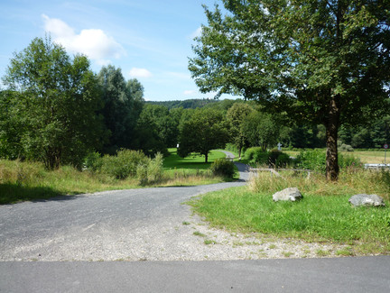 Fußweg am Froschgrundsee