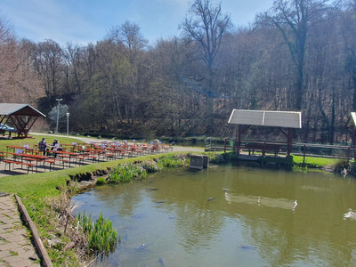 Enjoy a break at the monastery fisherman