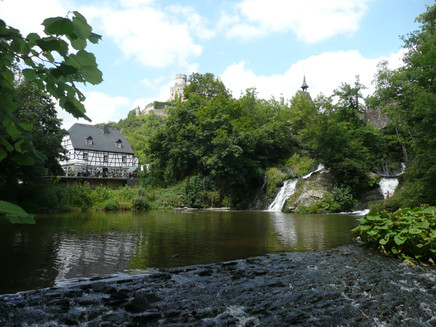 Wasserfall bei der Pyrmonter Mühle