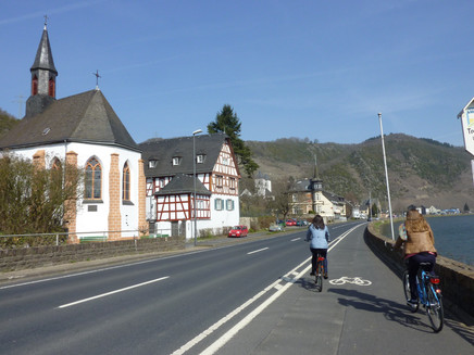 Moselradweg in Karden