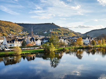 View of the town of Treis-Karden