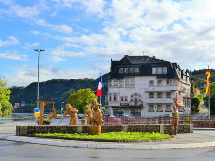 Kreisel in Alf an der Mosel