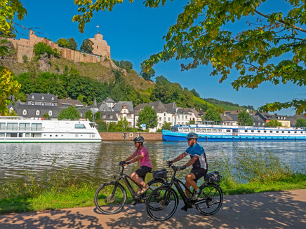 Saar-Radweg bei Saarburg