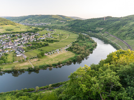 View from the Prinzenkopfturm near Pünderich