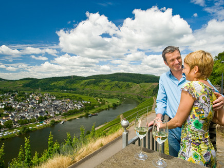 On the Marienburg with a view towards Pünderich
