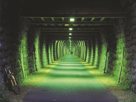 Tunnel auf dem Maare-Mosel-Radweg