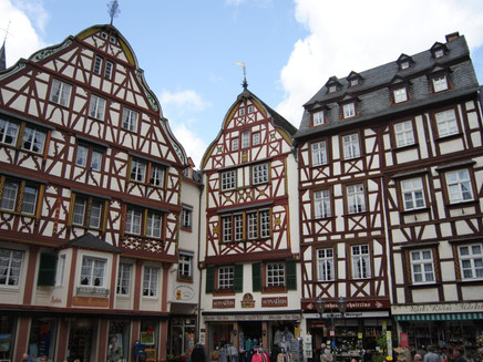 Der Marktplatz in Bernkastel-Kues