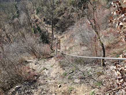 steep ascents and descents