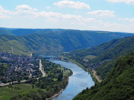 Enkirch und Kövenig mit Staustufe